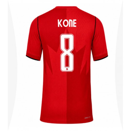 Stroje piłkarskie Kanada Ismael Kone #8 Koszulka Podstawowej dla damskie MŚ 2026 Krótki Rękaw